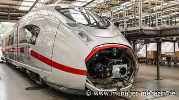 Siemens: ICE-Auslieferung an Deutsche Bahn gestoppt