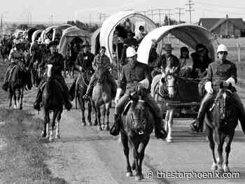 Temperance Colony trek sets out from Moose Jaw in 1982