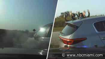 Dashcam video shows high-speed FHP chase of teens in stolen SUV in Broward end in crash