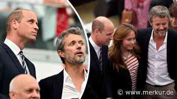 Royale Unterstützung für EM-Stars: Hier plaudert Prinz William mit König Frederik