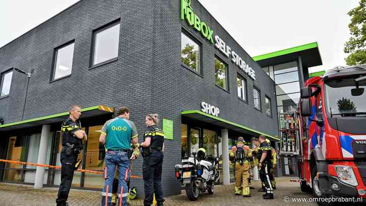 Vreemde geur in garagebox, hulpdiensten massaal uitgerukt