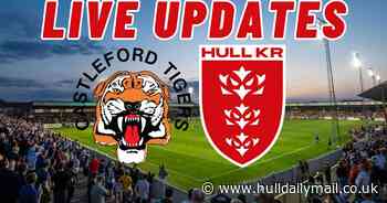 Castleford Tigers v Hull KR live score updates: Robins trail on the road