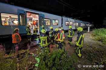 Zug nach Unfall in Hiltrup evakuiert