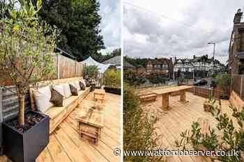 The Victoria Bushey pub unveils new decking for summer