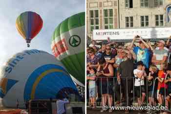 Vredefeesten vieren jubilea mét ballonnen op Grote Markt: “Extra tribune om spektakel vanop eerste rij te beleven”