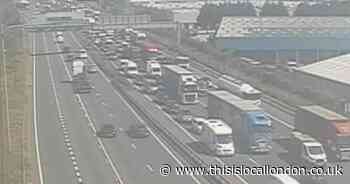 M25 Dartford Crossing vehicle fire: Live traffic updates