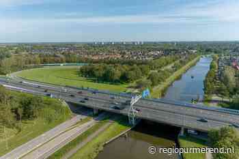 A7: vierde rijstrook weer open op brug bij Purmerend op 22 juni 2024