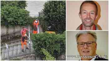 „In 40 Jahren bei der Feuerwehr noch nie erlebt“: schon wieder erhöhter Pegel in Wasserburg