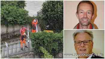 „In 40 Jahren bei der Feuerwehr noch nie erlebt“: Erneut erhöhter Pegelstand in Wasserburg