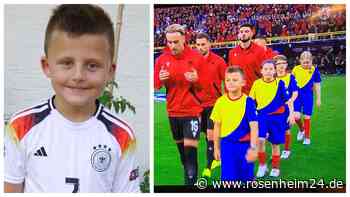 Florian Söldenwagner (8) aus Engelsberg: So war‘s als EM-Einlaufkind in Dortmund