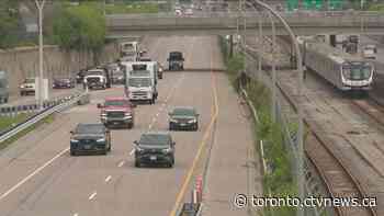 Driver sought after shooting at officer during Toronto traffic stop: police