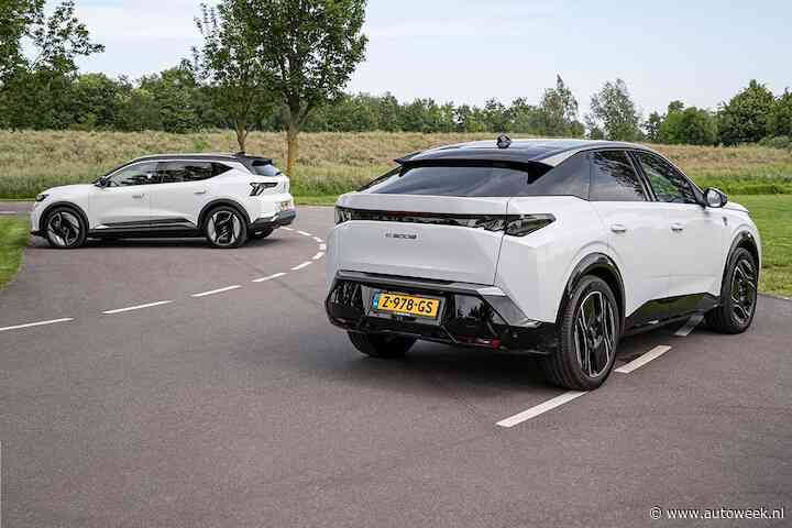 Dubbeltest: Peugeot e-3008 vs. Renault Scenic E-Tech