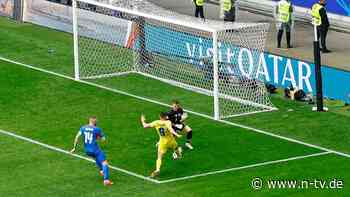 Emotionale Szenen vor dem Spiel: Ein Traumtor holt die Ukraine zurück in die EM