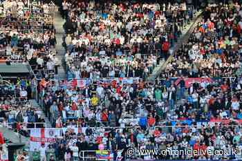 Football fan faces banning order after drinking can of lager at St James' Park during England match
