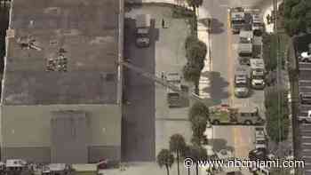 WATCH LIVE: Crews respond to fire at building near Miami International Airport