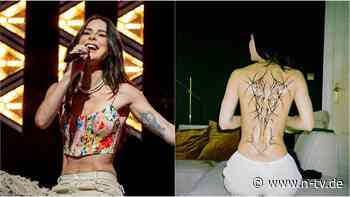 Ist das etwa echt?: Lenas riesiges Rücken-Tattoo verwirrt die Fans