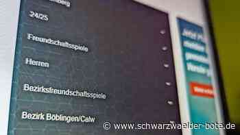 Ziemlich unprofessionell: Gibt es den Bezirk Böblingen/Calw etwa weiterhin?