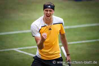 Zverev: mit einem Urschrei ins Halbfinale
