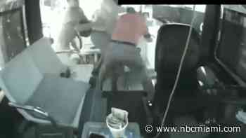 Videos shows man brutally attacking elderly tram operator in Florida