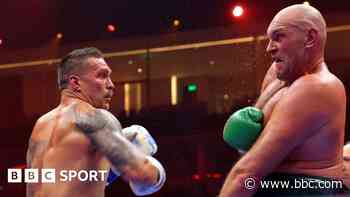 Usyk like a 'local amateur boxer' - Fury