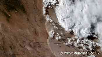 Massive 200-mile-long dust storm blows across the US - and it is spotted from SPACE