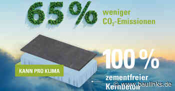 Klimastein ProKlima von KANN: Bewährte Baustoffqualitäten bei bis zu 65% CO₂-Einsparung