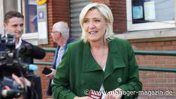 Frankreich: Rassemblement National von Marine Le Pen könnte absolute Mehrheit im Parlament erreichen