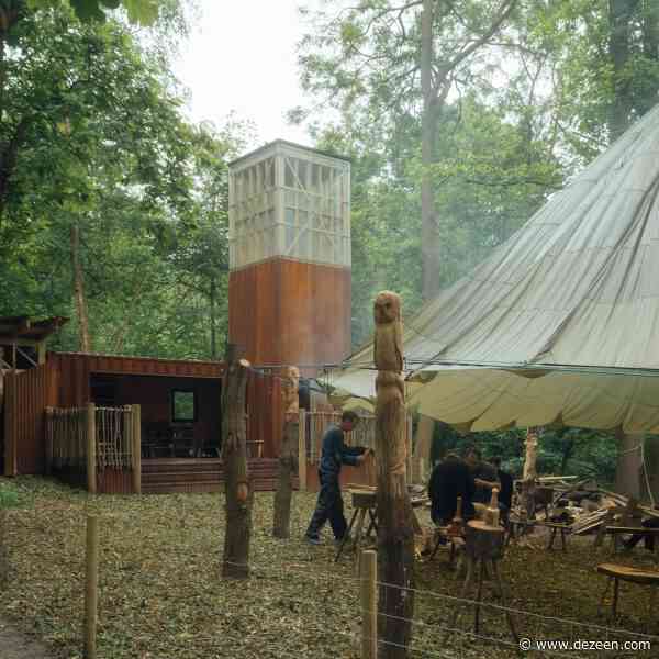WonKy embraces reclaimed materials for "all-weather" woodland education centre