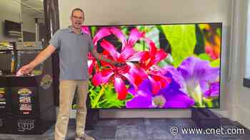 We Unboxed TCL's 115-Inch TV and Can Confirm It Is Indeed Large     - CNET