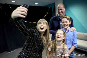 Taylor Swift poses for selfie with Prince William and Travis Kelce after first night of  London 'Eras Tour'