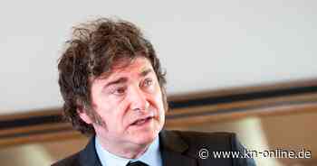 Argentinischer Präsident Milei bekommt in Hamburg Medaille verliehen