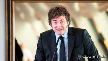 Populist ohne schrille Töne: "Anarchokapitalist" Milei übt sich in Hamburg in Zurückhaltung