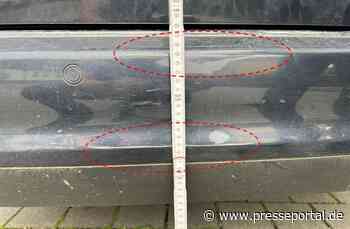 POL-PDTR: Unfallflucht: Geparkter Pkw vor Fachgeschäft für Autoteile beschädigt