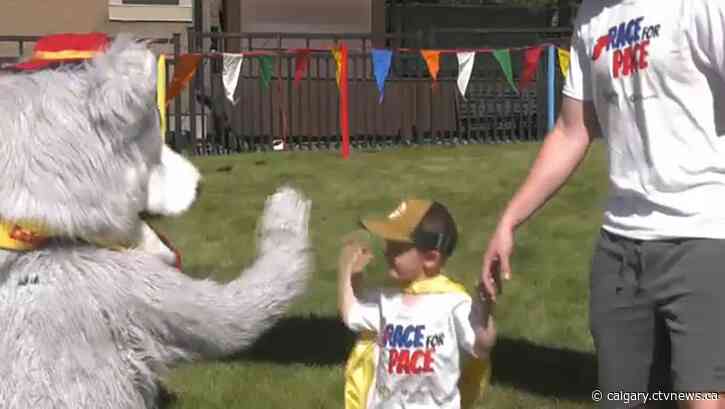 Superheroes take over southeast Calgary park to help children with diverse needs