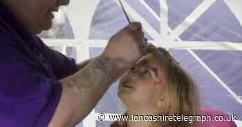 Face painter at Bacup & Stacksteads Carnival after heart attack at 39