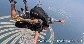 Family raise thousands for cancer charity with Dubai skydive