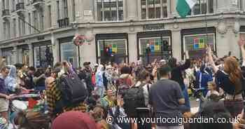 Arrests made after Youth Demand block Oxford Circus road
