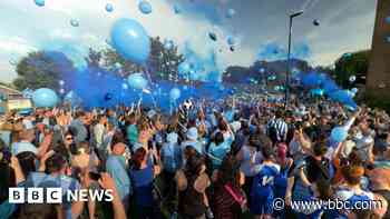 Balloons released for boy killed in hit-and-run