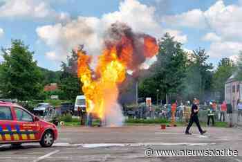 Brandweer toont spectaculaire interventie tijdens opendeurdag