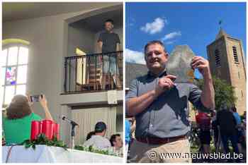 Emotioneel afscheid van kerk die tegen de vlakte gaat: “Maar de mensen mogen een stukje meenemen”
