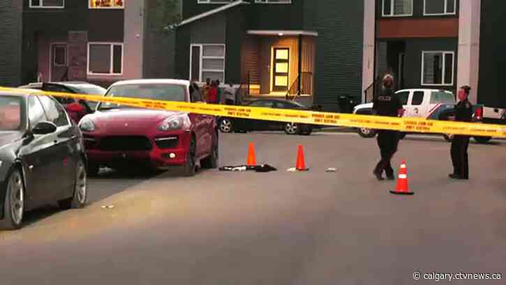 1 man in hospital following Saturday night Calgary shooting on Cornerstone