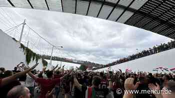 Schottische und ungarische Fans nehmen Stuttgart ein: Eindrücke aus der Stadt