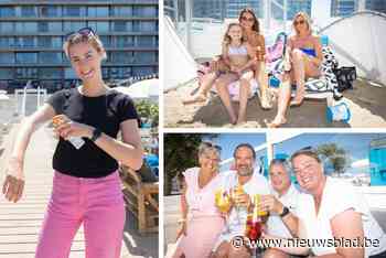 Zij genoten volop van de zon, door een goede voorbereiding: “Ik heb een zonneallergie, dus ik moet áltijd ingesmeerd zijn”