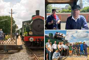 De stoomtrein heeft een nieuwe halte in Puurs: “We hergebruikten houten dwarsliggers uit Gent”