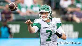 Riders QB Harris ‘questionable’ to return