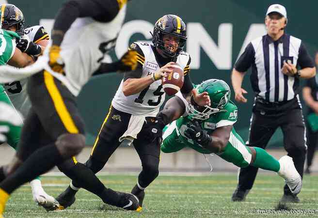 Unbeaten Roughriders pounce on winless Tiger-Cats 36-20