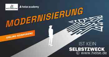 heise-Angebot: Für Kurzentschlossene: Online-Event zu Modernisierung der IT-Landschaft