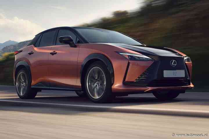 Elektrische Lexus RZ duizenden euro's goedkoper