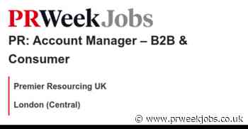 Premier Resourcing UK: PR: Account Manager – B2B & Consumer