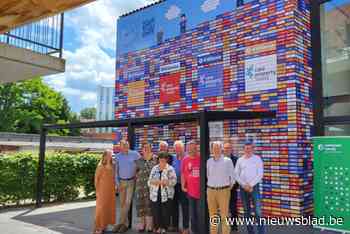 Oproep om steentje bij te dragen resulteert in kleurrijke gevel